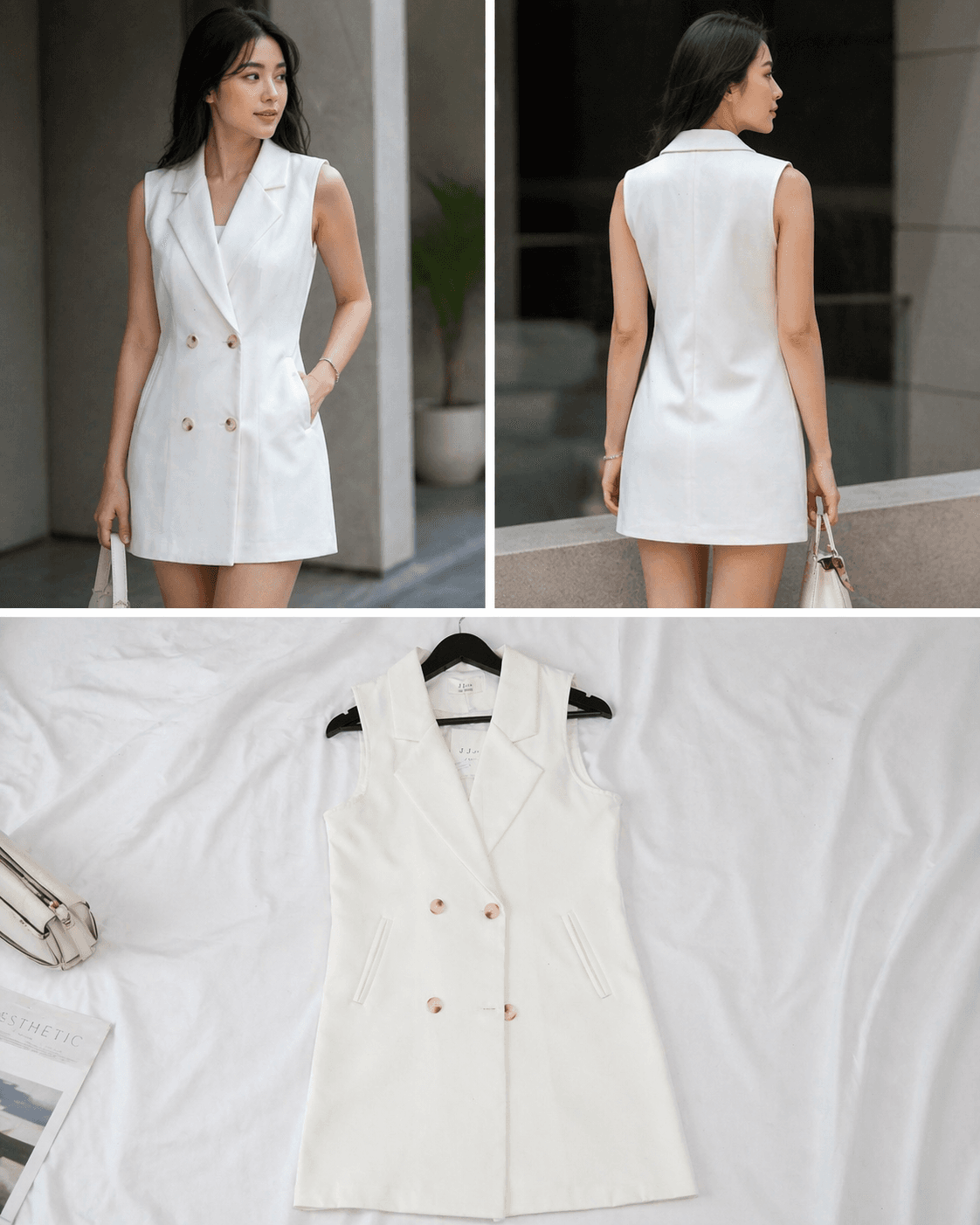 Purity White Blazer