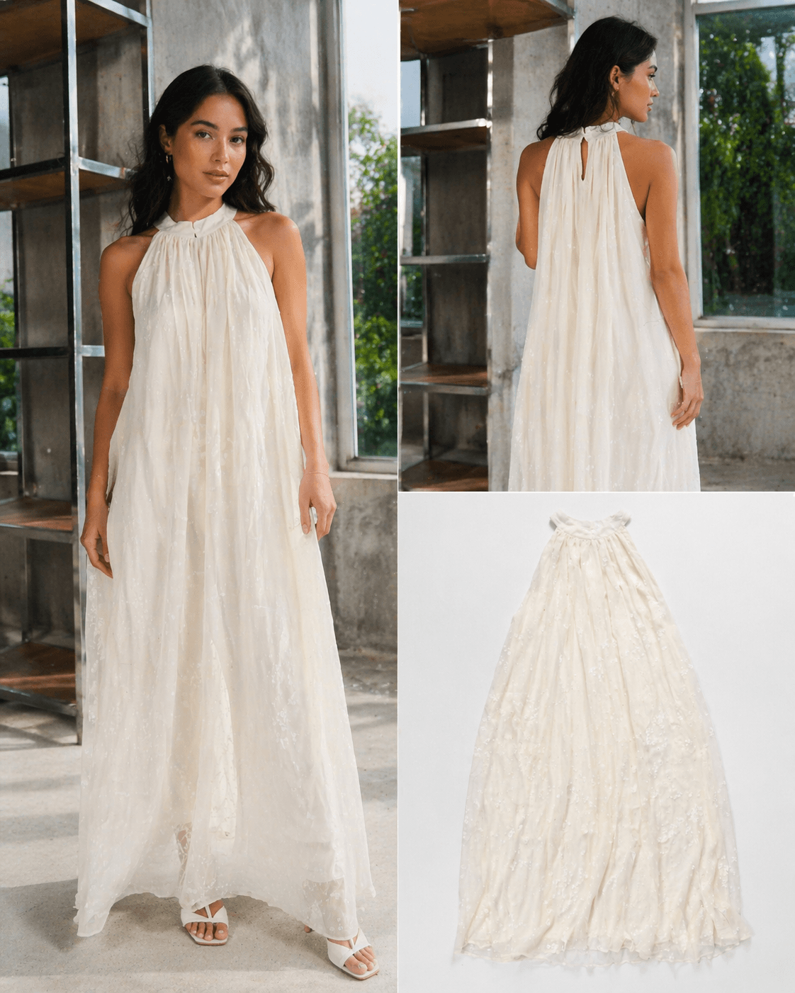 Ivory White Maxi